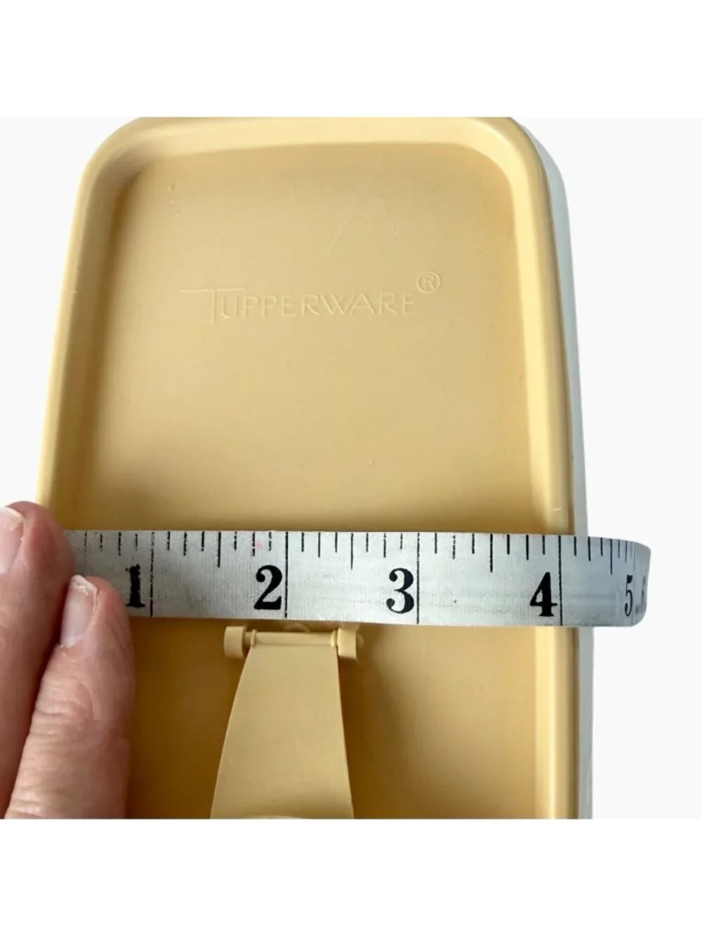 Vintage Tupperware Cereal Keeper #469 Almond Lid 407 Flip Top Seal 471